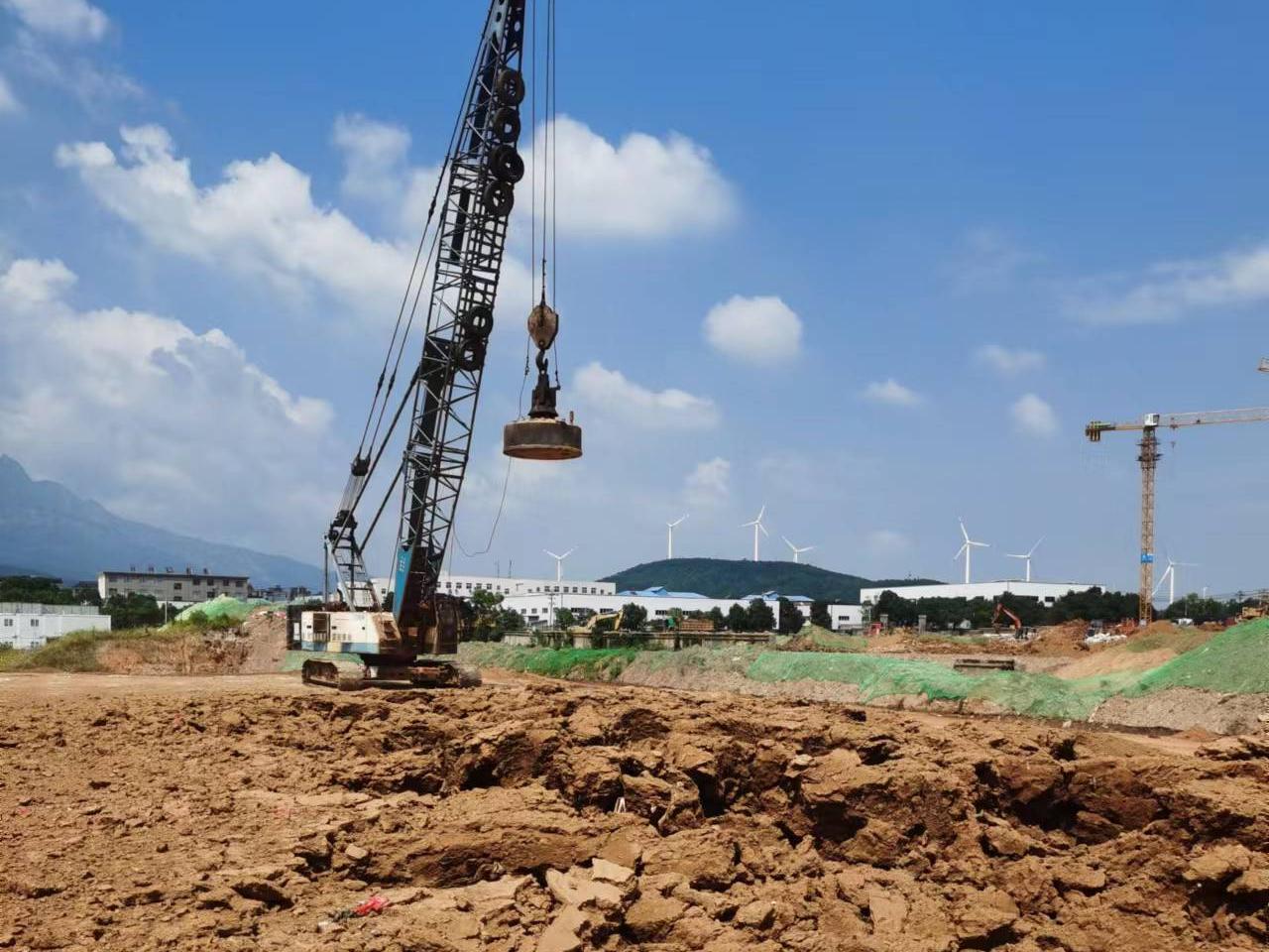 地基強夯工程中的環墻底土和環墻內測土壓力監